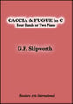 Caccia & Fugue in C piano sheet music cover